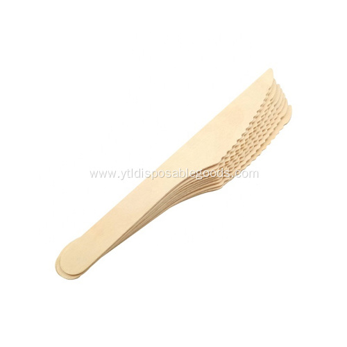 isposable compostable wooden cutlery set